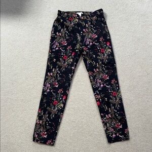 H&M Floral Patterned Pants